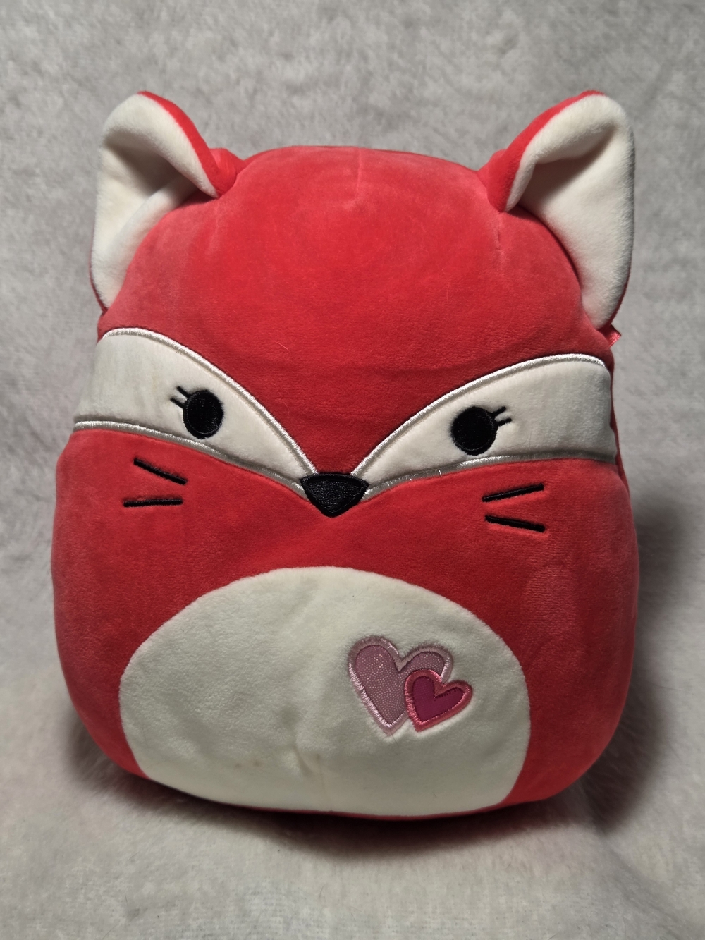 FIFI the Red Fox Squishmallows 10" Pink Embroidered Hearts NO HANGTAG